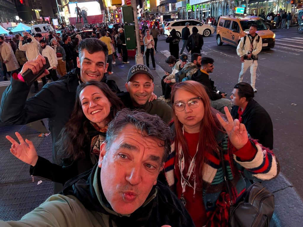 Equipo Rodar en Aragon en Times Square