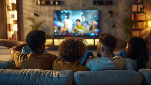 Rodar en Aragón - Personas viendo una película